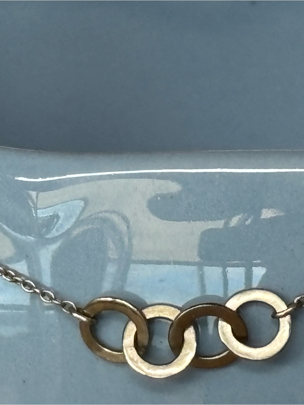 Philippa Roberts Interlocking Circle Pendant Necklace in pure Sterling silver